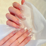 💎 Crystal Petal Nails: Salon Elegance in Minutes