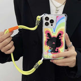 Rainbow Rabbit Mirror Case