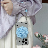 Blue Flower Dot Case