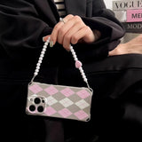 Pink Argyle Mood Case