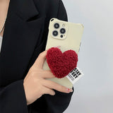 Red Knit Heart Case