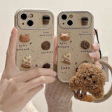 Cute 3D Coffee Bear Case