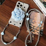 Blue Flower Dot Case