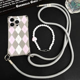 Pink Argyle Mood Case