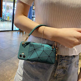 Leather Braid Card Holder Case