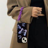 Neon Purple Butterfly Case