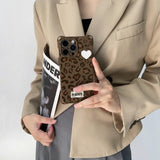 Brown Leopard Print Case