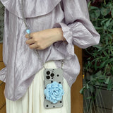 Blue Flower Dot Case