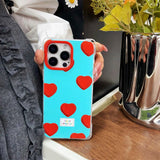 Blue Rose Heart Case
