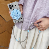 Blue Flower Dot Case