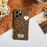 Brown Leopard Print Case