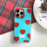 Blue Rose Heart Case
