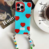 Blue Rose Heart Case