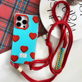 Blue Rose Heart Case
