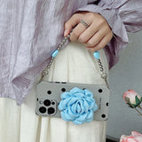 Blue Flower Dot Case