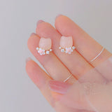 Floral Meow Earrings
