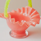 Floral Twist Glass Bowl