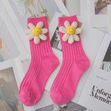 Flower Puff Socks