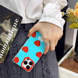 Blue Rose Heart Case