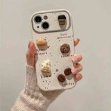 Cute 3D Coffee Bear Case