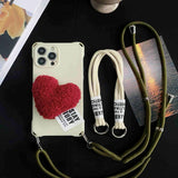 Red Knit Heart Case