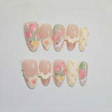 Blushing Petal Nails – Bloom with Every Gesture