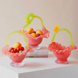 🌸 Floral Twist Glass Bowl: A Blooming Touch for Your Table