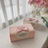 🌹 A Touch of Timeless Romance: Rose Pearl Tissue Box