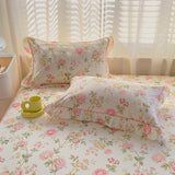 🌸 Rosy Ruffle Pillowcase: Soft Comfort for Restful Nights