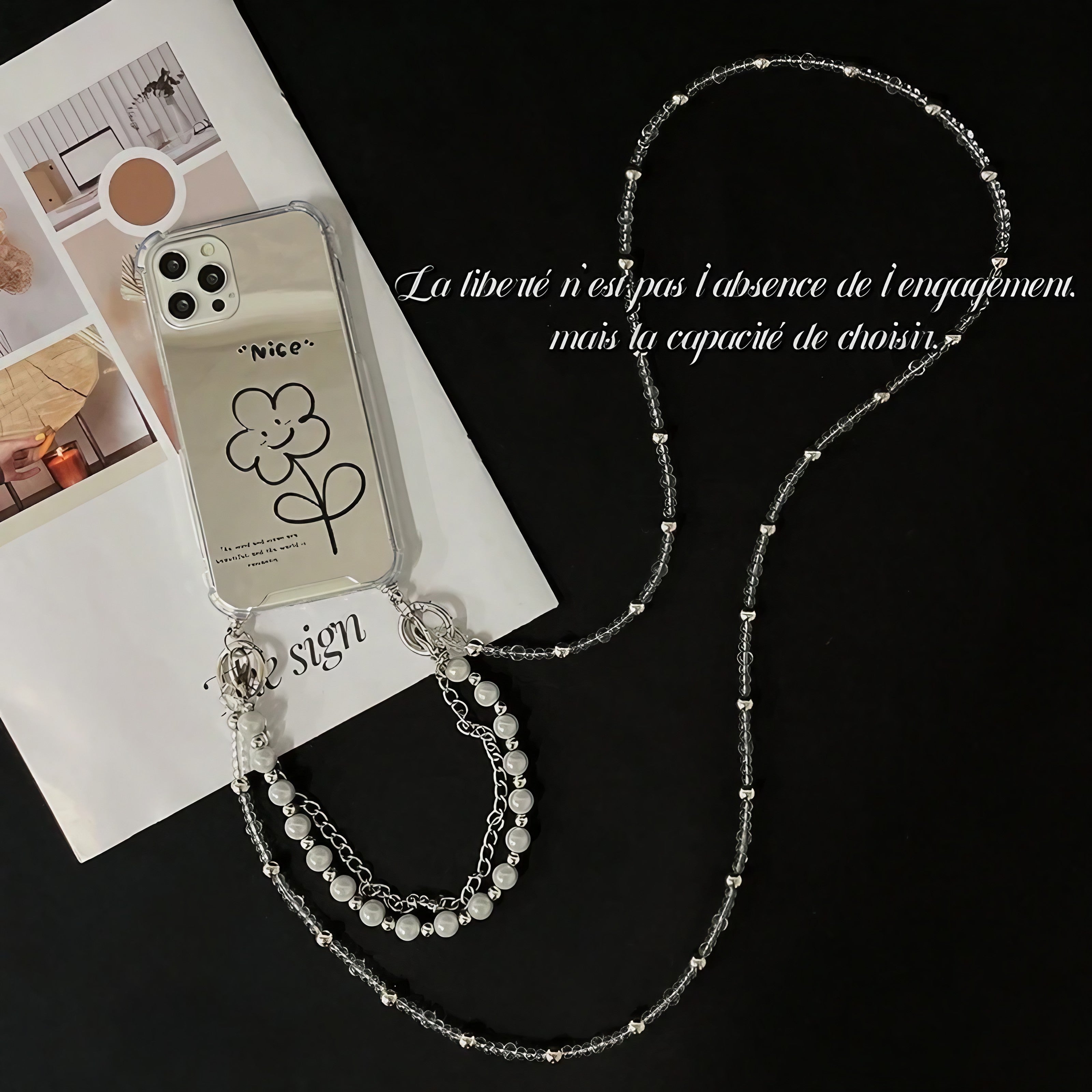 Clear Pearl Mood Case