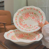 Rose Petal Bloom Serving Bowl