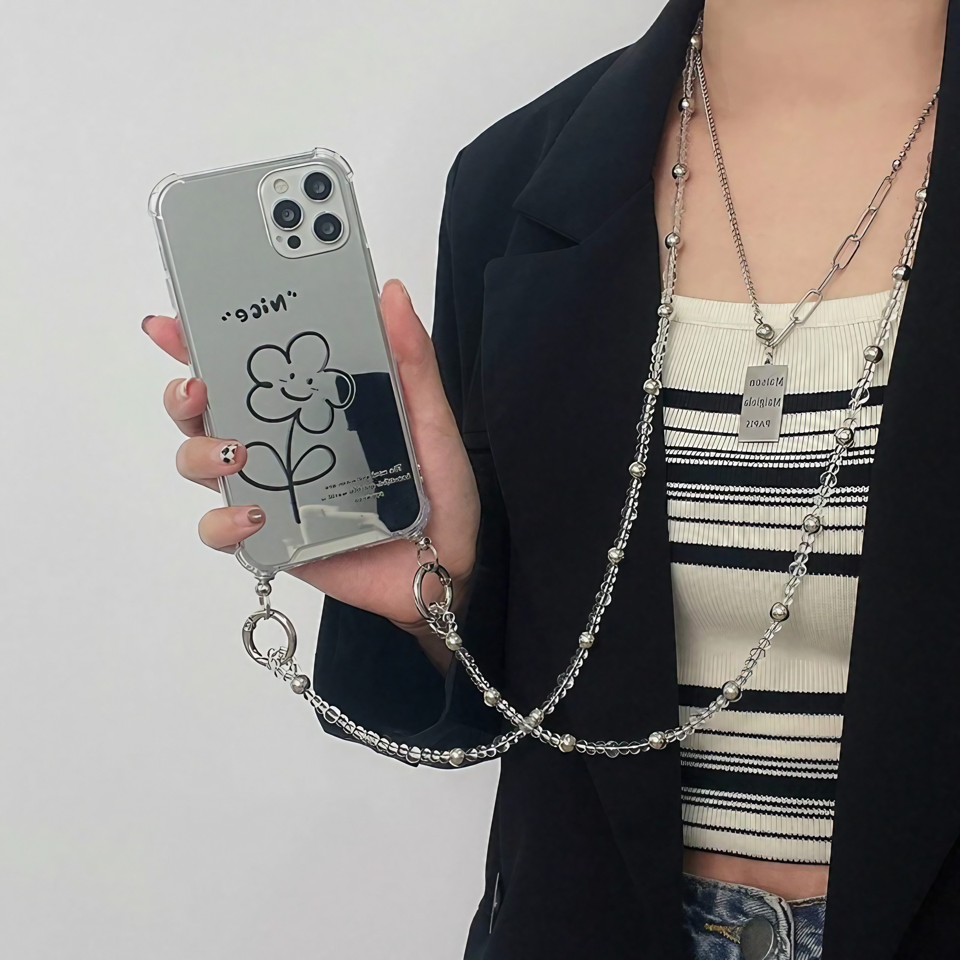 Clear Pearl Mood Case