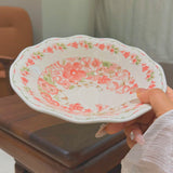 Rose Petal Bloom Serving Bowl
