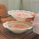 Rose Petal Bloom Serving Bowl