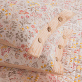 Soft Blossom Button Pillowcase