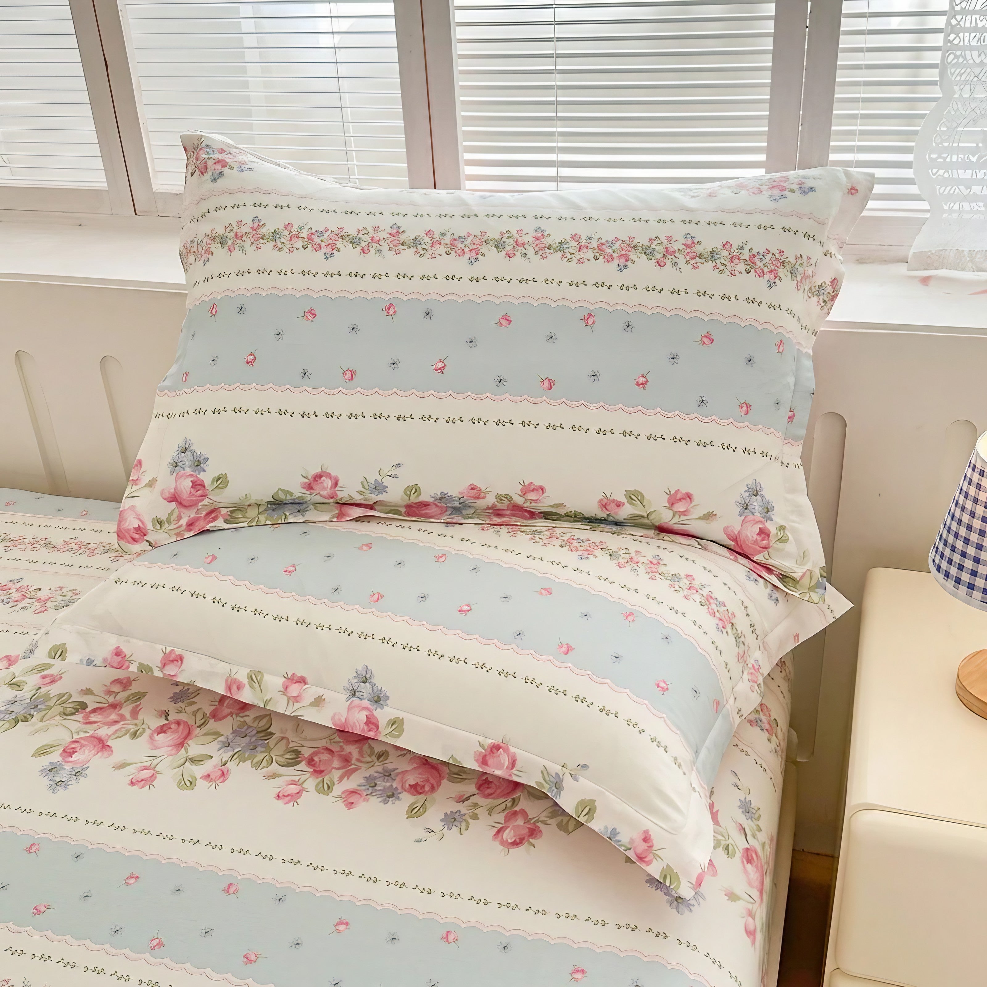 Pink Meadow Pillowcase
