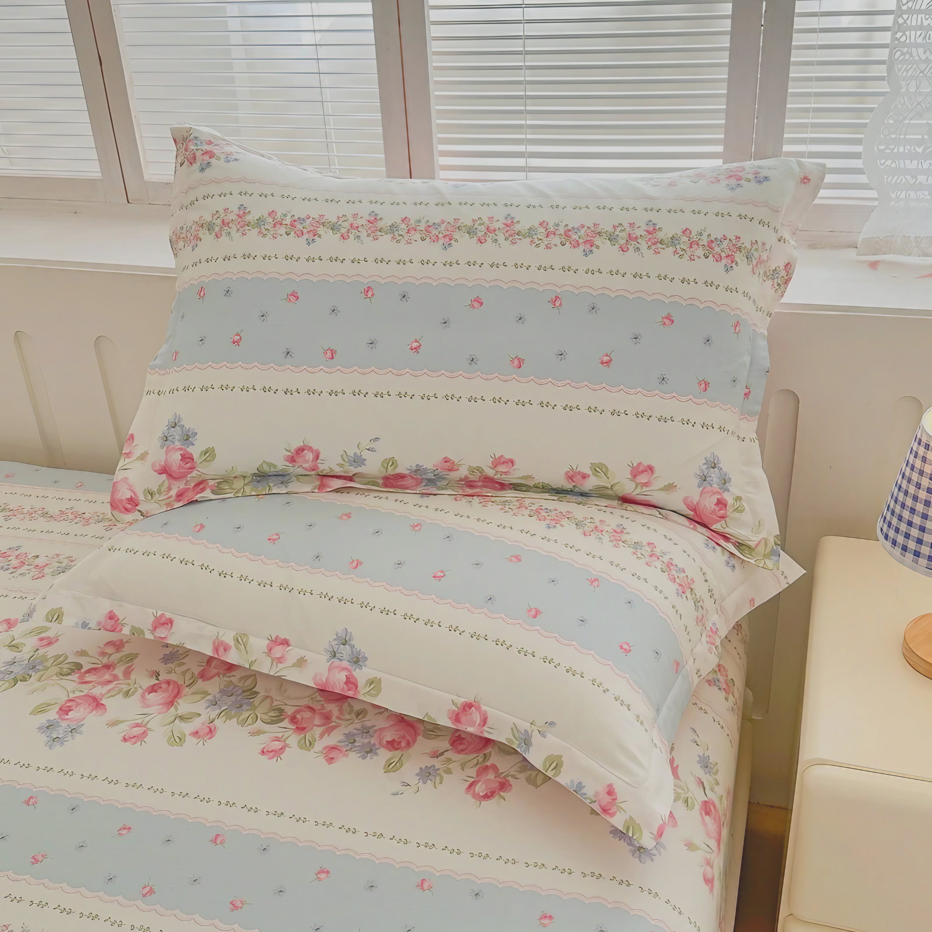 Pink Meadow Pillowcase