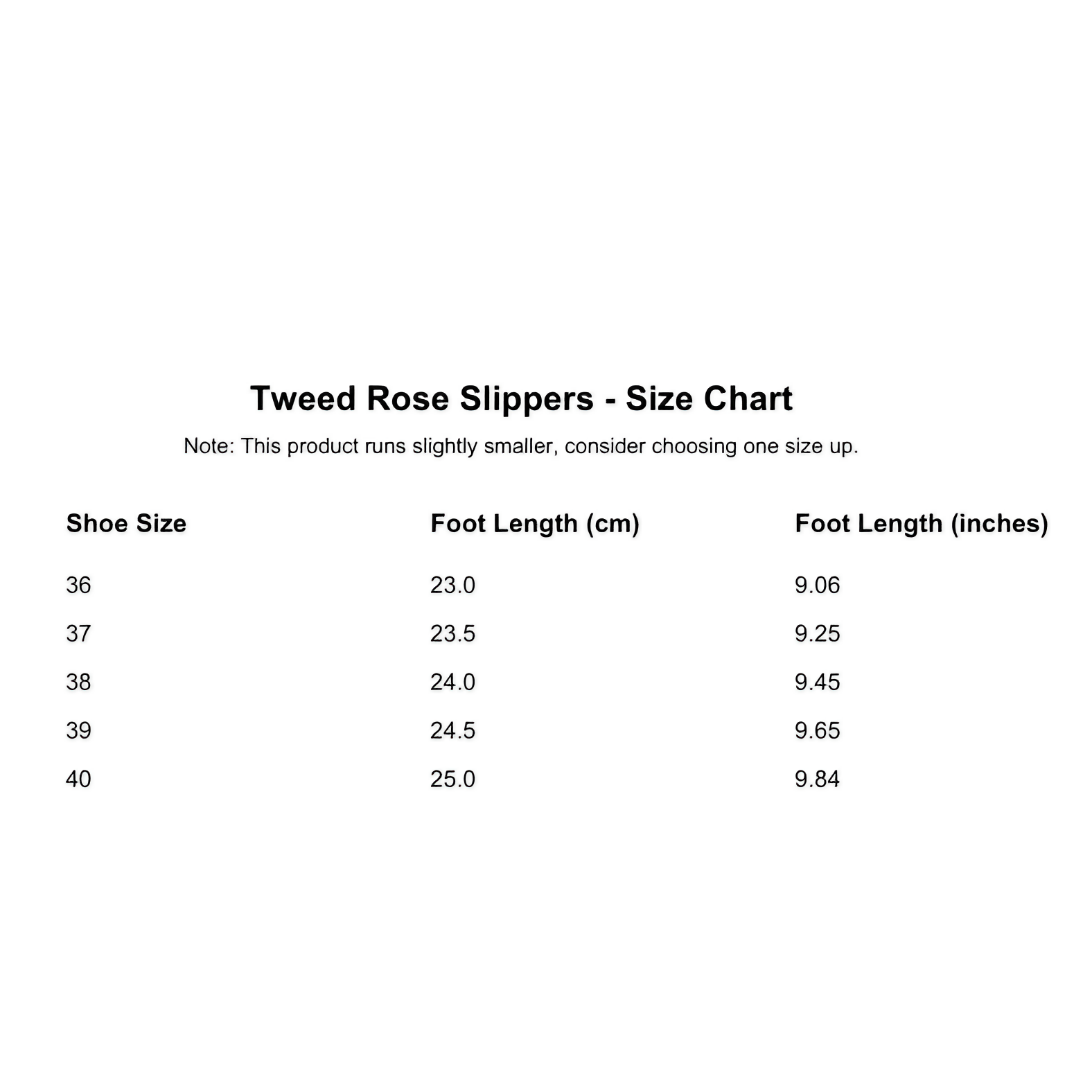 Tweed Rose Slippers