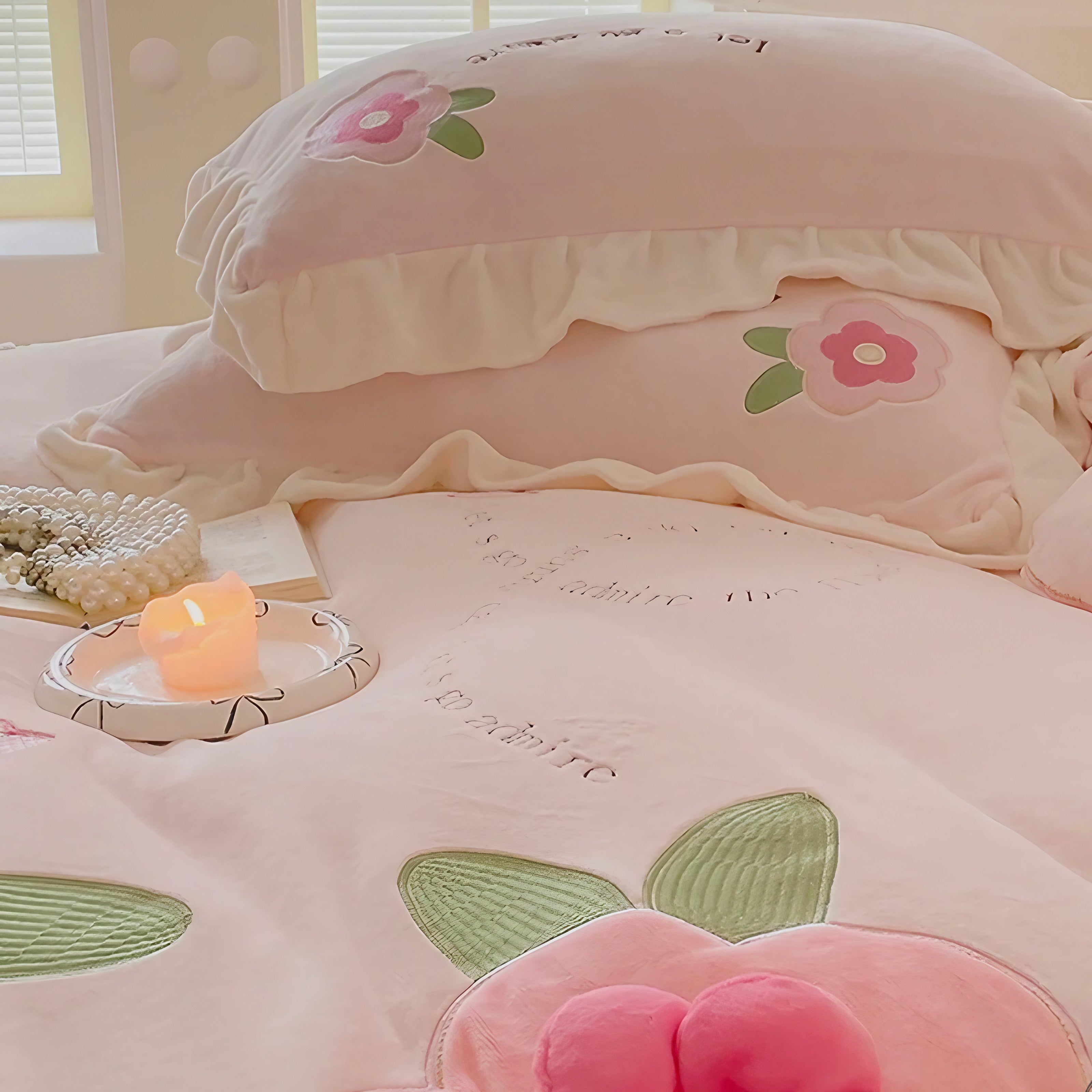 3D Blossom Bedding Set