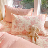 Pink Meadow Pillowcase
