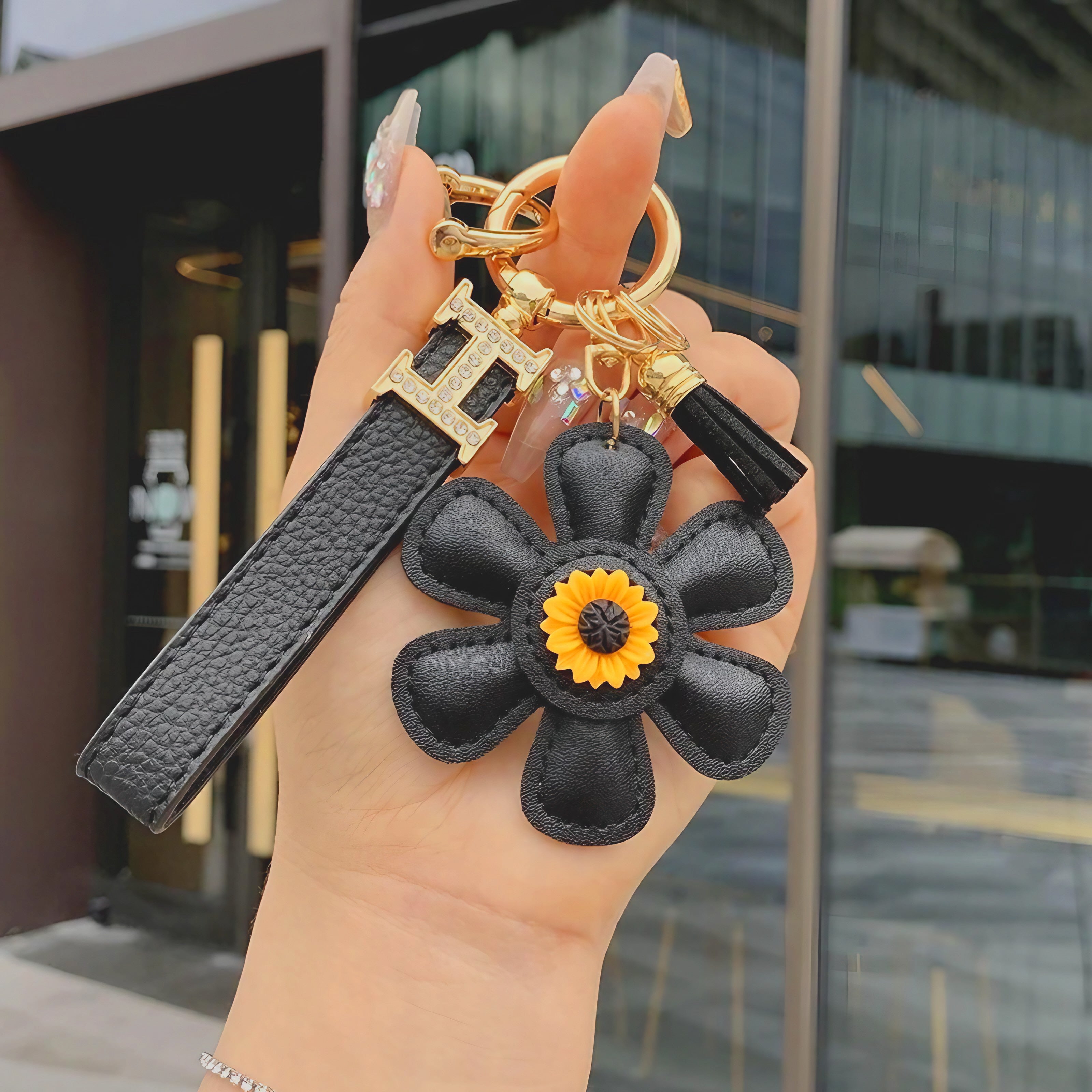 Sunny Blossom Keyring