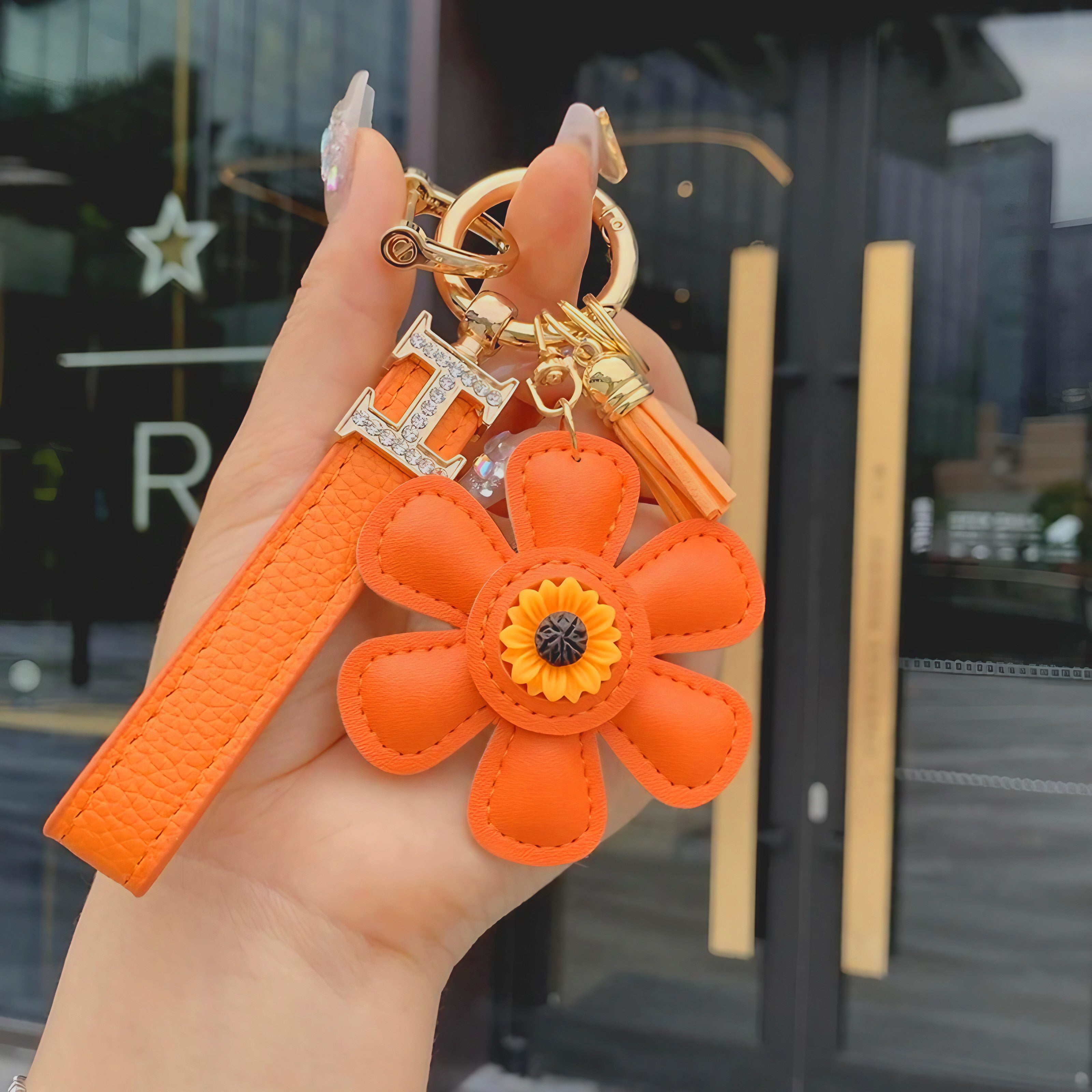Sunny Blossom Keyring