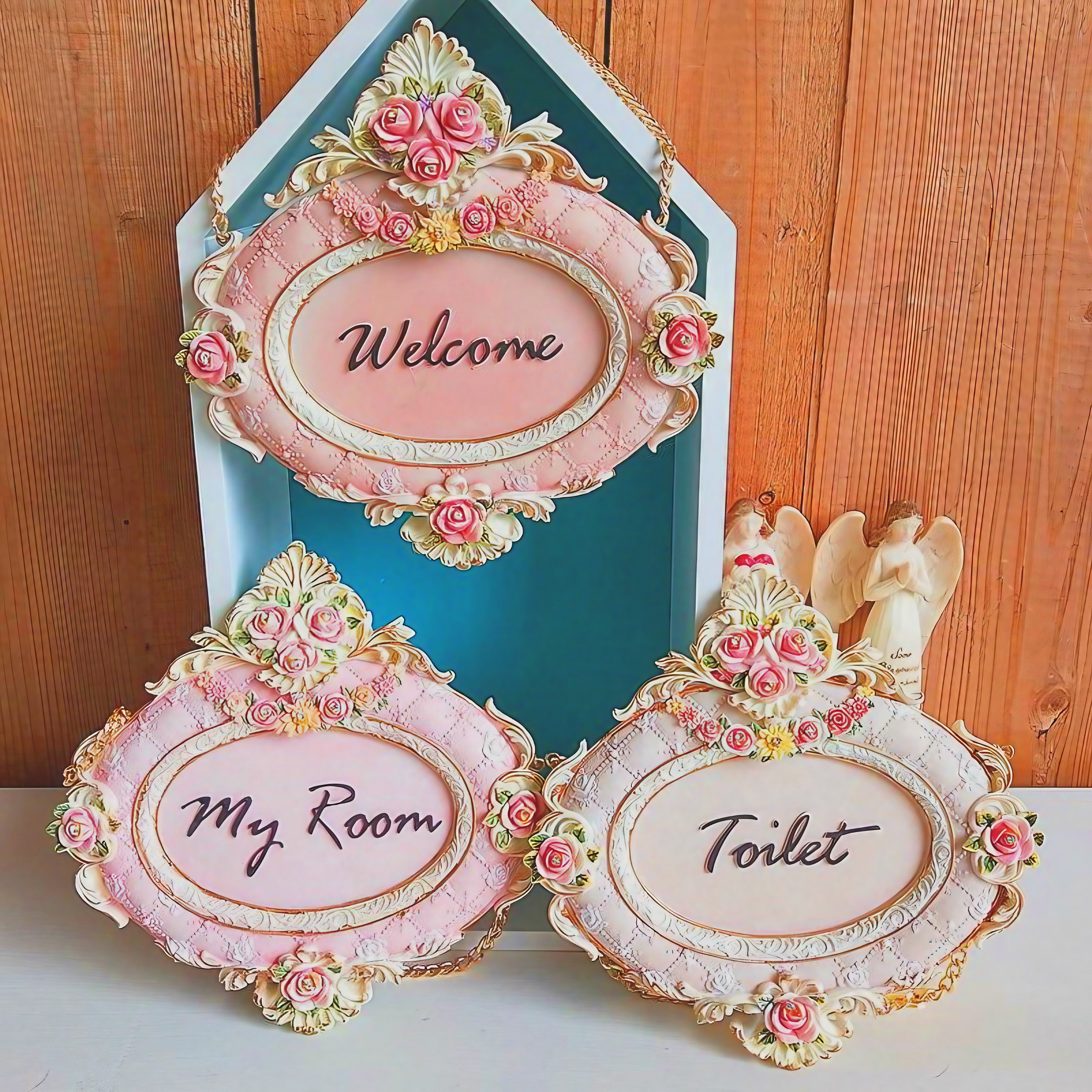 Antique Floral Elegance Decor