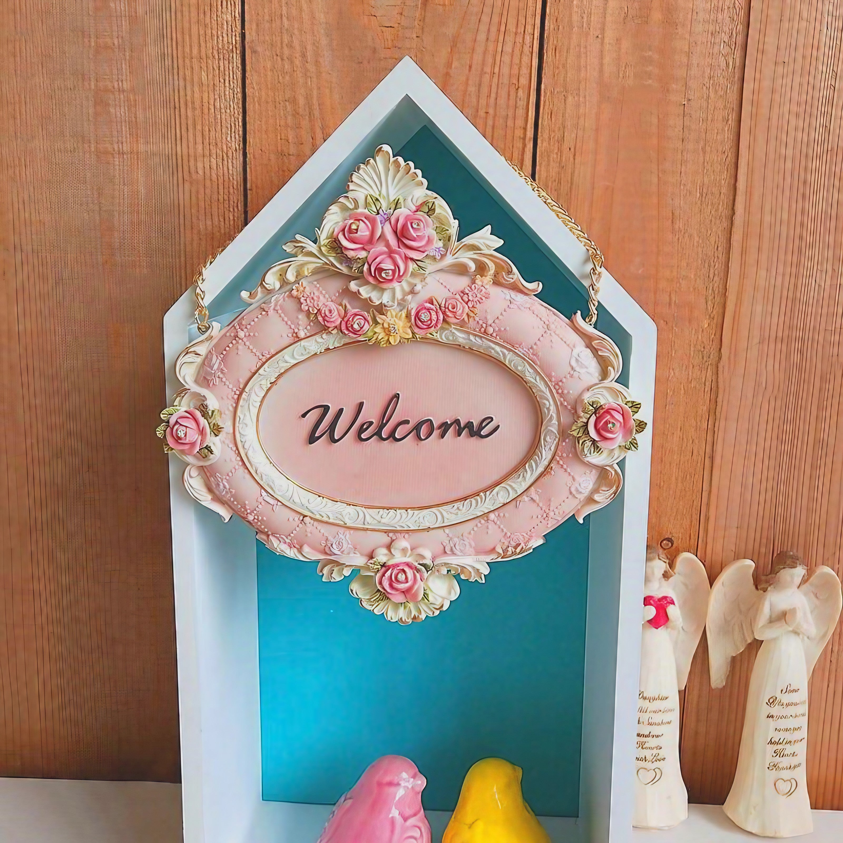 Antique Floral Elegance Decor