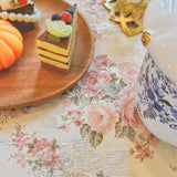 Antique Floral Tablecloth