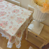 Antique Floral Tablecloth