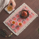 Artisan Rose Boho Tea Mat