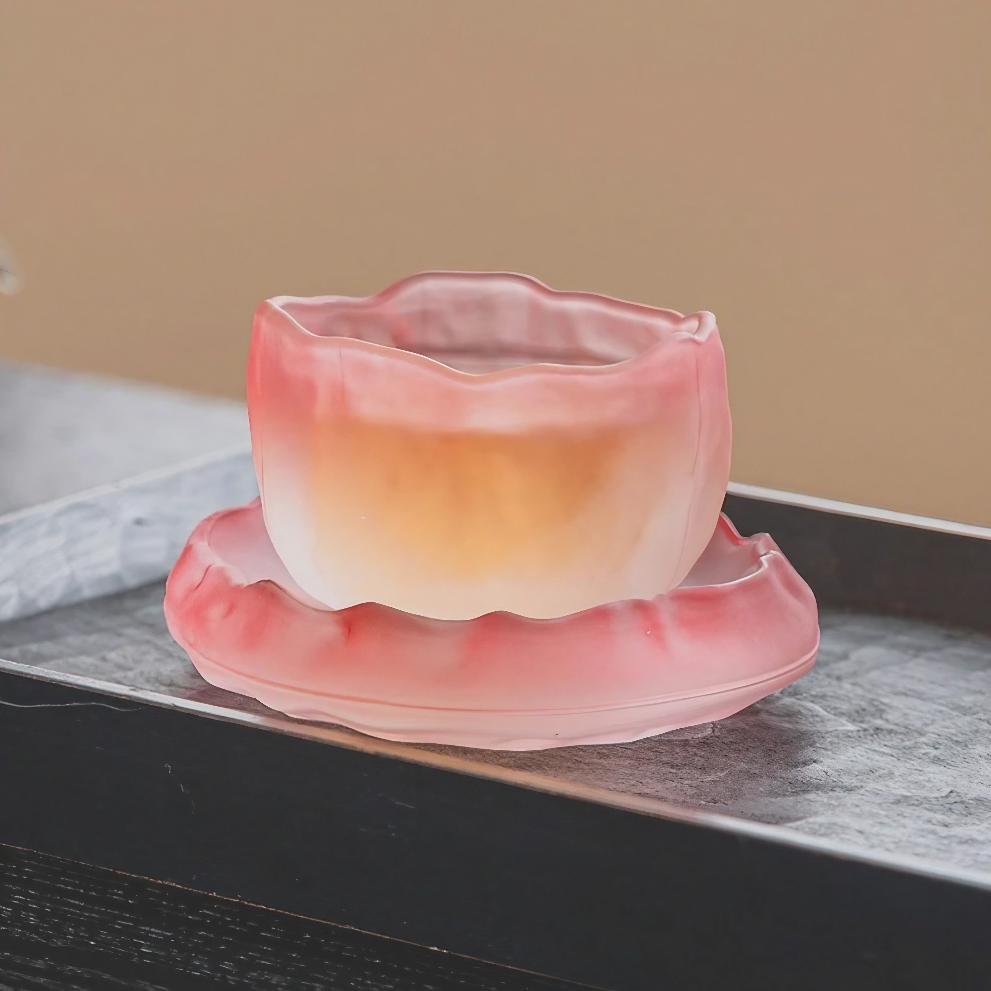 Aurora Ripple Teacup Set