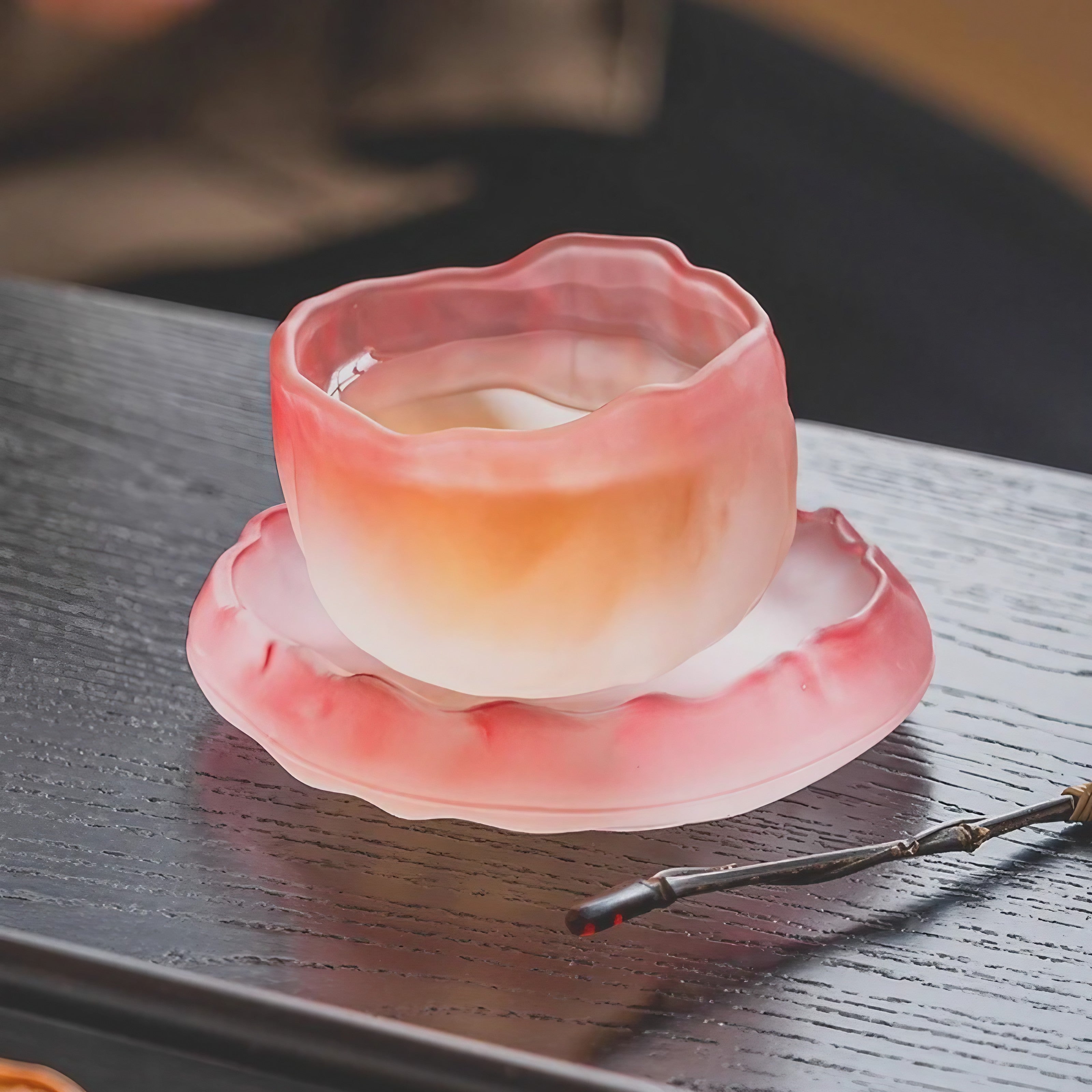 Aurora Ripple Teacup Set