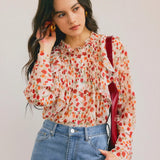 Autumn Ruffle Blouse